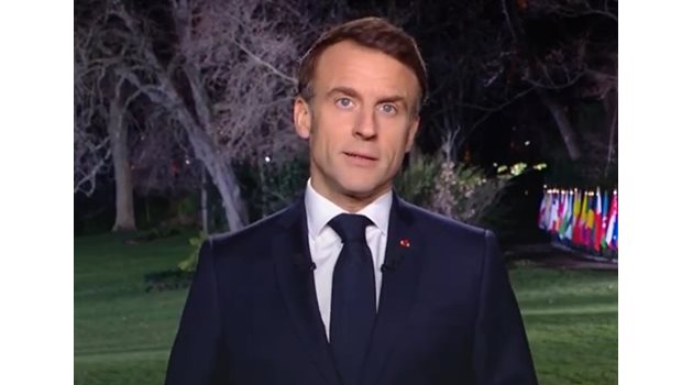 Френският президент Еманюел Макрон СНИМКА: Стопкадър Х