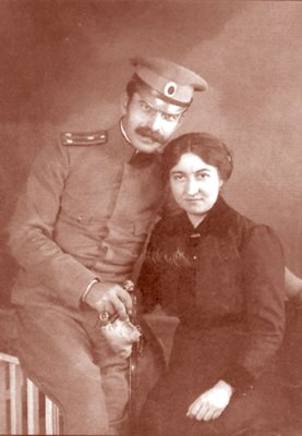 Любомир Лулчев със съпругата си Ангелина Радойкова