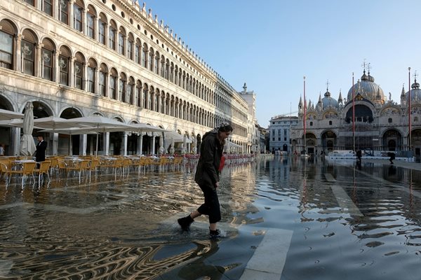 Венеция от последните часове Снимка Ройтерс