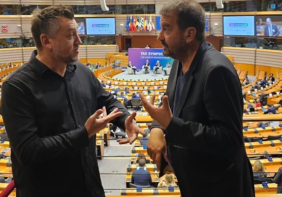 Любо Киров, Ники Кънчев и Христо Мутафчиев на посещение в Европейския парламент