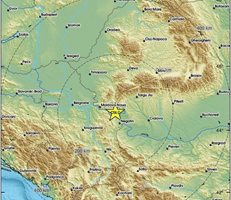 Земетресение от 4,3 по Рихтер е регистрирано тази сутрин в Сърбия СНИМКА: EMSC