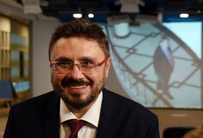 Генералният директор на БТА Кирил Вълчев СНИМКА: Велислав Николов