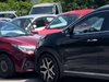 Жена умишлено блъска с колата си друг автомобил в София (Видео)