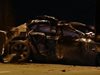 Кола се обърна по таван на Околовръстното в София, 2-ма са ранени (Видео, снимки)