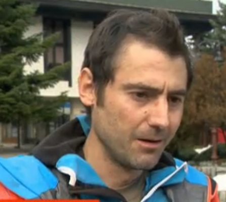 Италианският алпинист  Себастиано Валентини  Кадър: БНТ