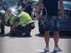 След гонка с полицията, мъж заби колата си пред сградата на КАТ-Пловдив