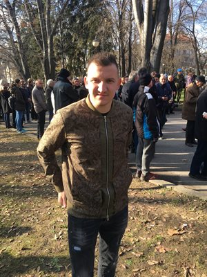 Тодор Неделев днес отказа изявления. Снимка: 24 часа