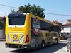 Три автобуса с фенове на "Ботев" - Пловдив са спрени от македонската полиция