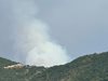 Пожарът, изпепелил 4 къщи в Сенокос, тръгва към Пирин, гаси хеликоптер