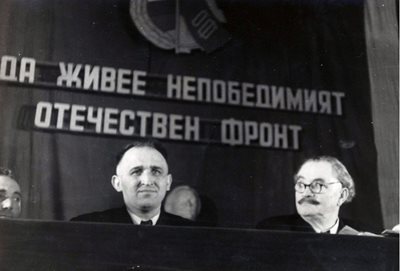 Тодор Живков и Георги Димитров