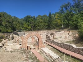 Римските терми в парк “Момина сълза”. Снимка: Радко Паунов