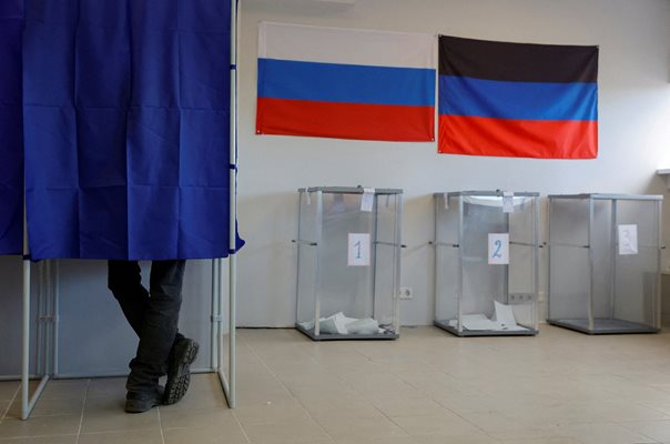 23% от гласувалите в Запорожка област са подкрепили присъединяването към Русия