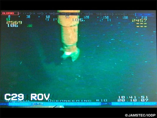 Подводни камери са запечатали момент от работата.