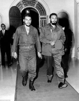 Фидел Кастро и Че Гевара 