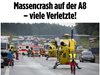 Верижна катастрофа в Бавария, най-малко 27 са ранени