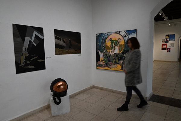 Изложбата "Космодрум" - Космически истории от миналото Снимка: Орлин Цанев