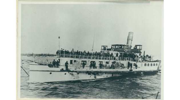 Беломорските евреи са били изселвани с кораби през Лом през март 1943 г.