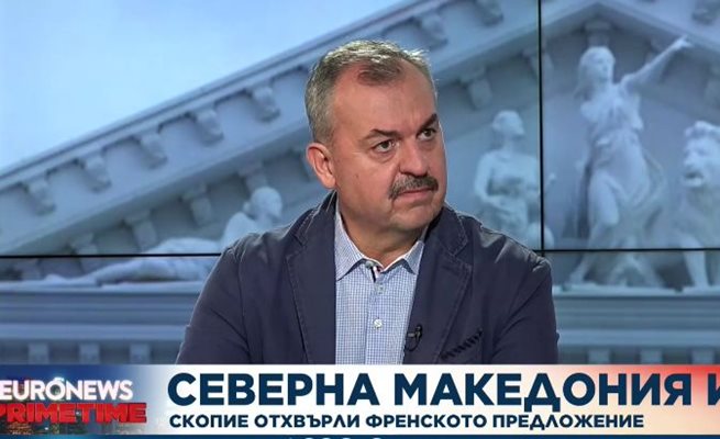 Любчо Нешков. Кадър Euronews Bulgaria 