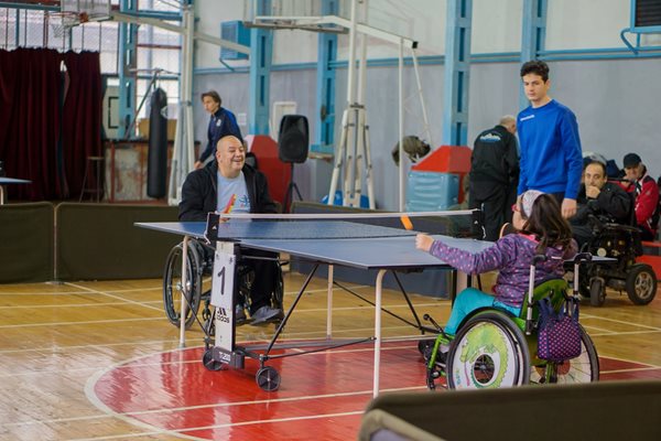 В Русе се откри Националното състезание по тенис на маса за хора с увреждания
Снимка: Община Русе