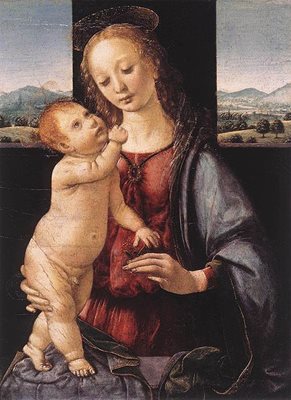 “Мадоната с  детето и нара”  на Леонардо