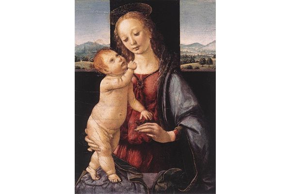 “Мадоната с  детето и нара”  на Леонардо