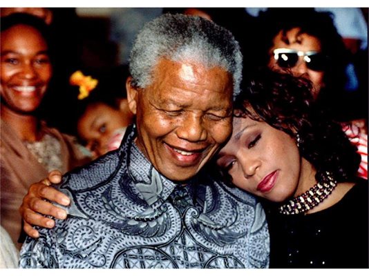 Звездата с Нелсън Мандела
