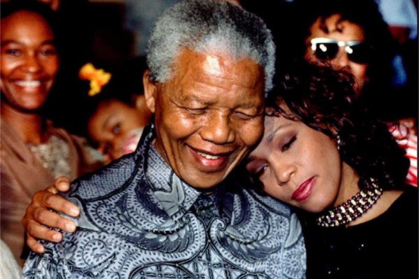 Звездата с Нелсън Мандела
