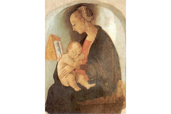Рафаело рисува “Мадоната  с детето” на 15 години.