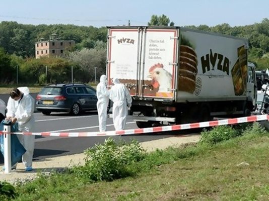 Камионът ковчег бе открит на 50 км от Виена