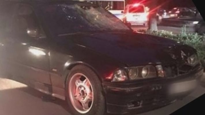 Колата на 25-годишния шофьор, който блъсна и уби балетиста във Варна. СНИМКА: Фейсбук