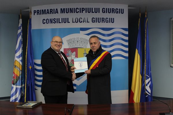 Заместник-кметът Енчо Енчев уважи празника на Румъния в Гюргево