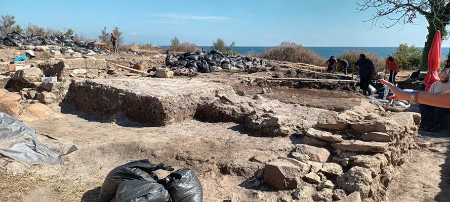 Археолози откриха трети аполонийски храм на сакралния остров „Св. Кирик и Юлита“ Снимка: Фейсбук/ Община Созопол