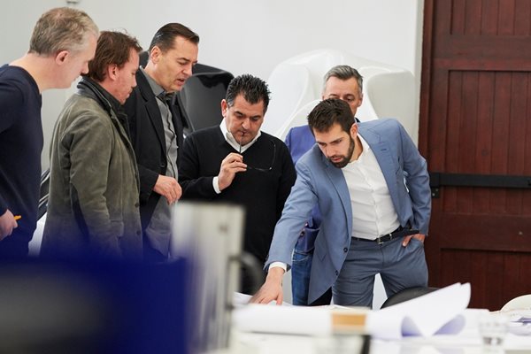 Арх. Пламен Пламенов Мирянов на среща с архитектите от студиото на Zaha Hadid Architects в Лондон обсъждат концептуалната архитектура на “Златен Век”.