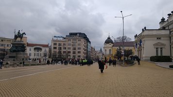 Ренета Инджова и поп Дионисий начело на 30-ина протестиращи пред парламента