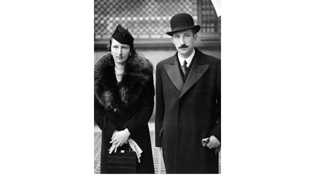 Цар Борис и царица Йоана на гости на роднините в Лондон