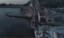 Русия взриви стената на язовира, който охлажда АЕЦ "Запорожие" (Видео)