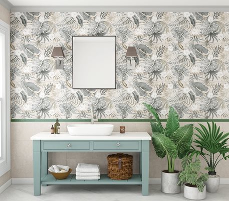 Серия за баня Epoca Wallpaper Hibiscus 24.4x74.4R