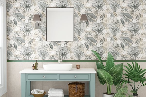 Серия за баня Epoca Wallpaper Hibiscus 24.4x74.4R
