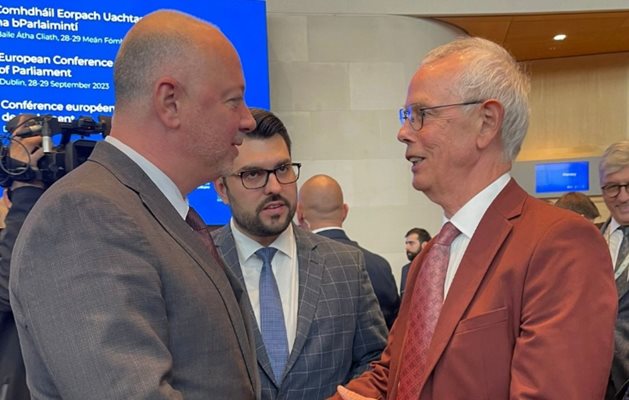 Росен Желязков се срещна с председателя на ПАСЕ Тини Кокс
СНИМКА: Пресцентър Народно събрание