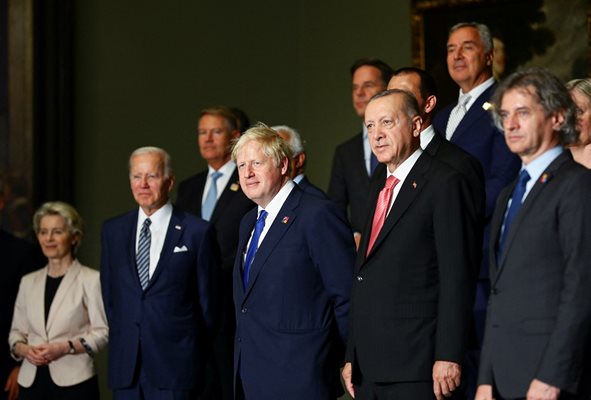 Борис Джонсън и турският президент Реджеп Ердоган