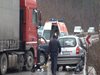 Тежка катастрофа затрудява движението
по пътя Велико Търново - Русе (Снимка)