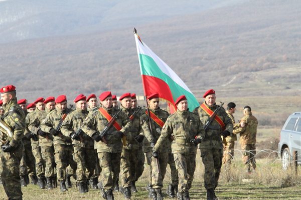 Българската рота, която е част от многонационалната бойна група.

СНИМКА: СУХОПЪТНИ ВОЙСКИ