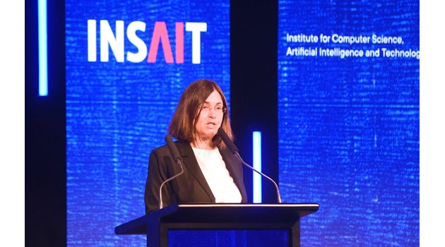 Проф. Шафи Голдвасер от Масачузетския технологичен институт, отличена с компютърния Нобел - наградата Тюринг, също бе в София за откриването на INSAIT.