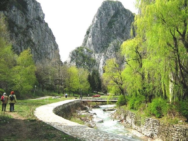 Проходът Вратцата с река Лева край Враца
