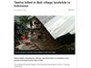12 души са загинали, включително деца, при свлачище в Бали