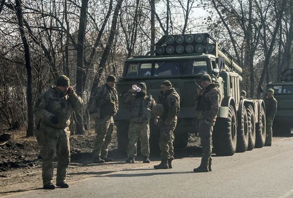 Защитата на столицата Киев успешно се противопоставяше на вражеската офанзива.
Снимка: Ройтерс