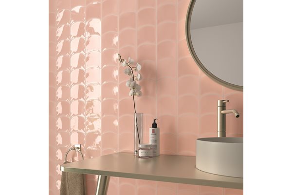 Bondi Pink Wall Tiles от Porcelain Superstore
