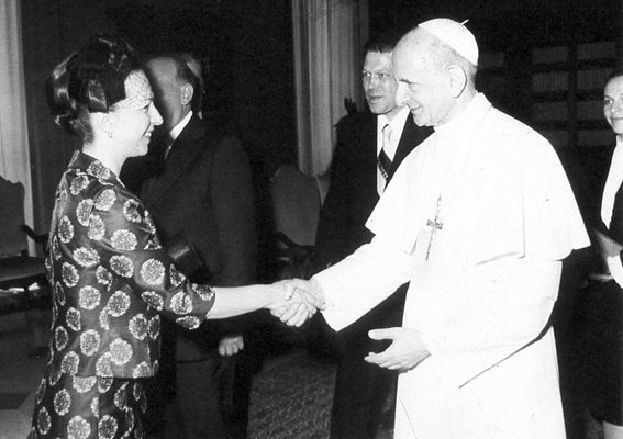 Людмила и папа Йоан Павел II 