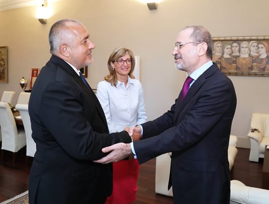 Премиерът Бойко Борисов прие външния министър на Хашемитското кралство Айман Сафади в Министерския съвет.