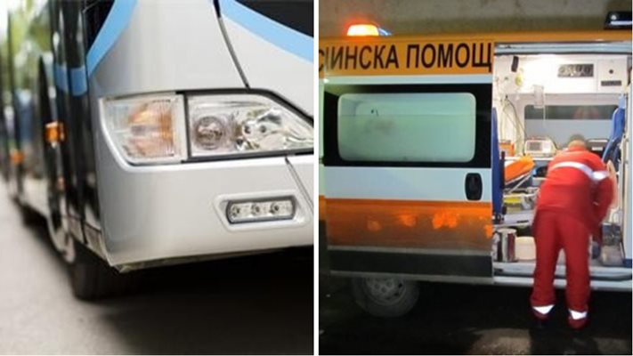 Дрогиран шофьор на автобус причини катастрофа в Бургас, пострада 88-годишен мъж